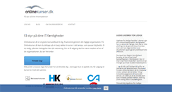 Desktop Screenshot of onlinekurser.dk