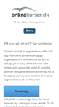 Mobile Screenshot of onlinekurser.dk